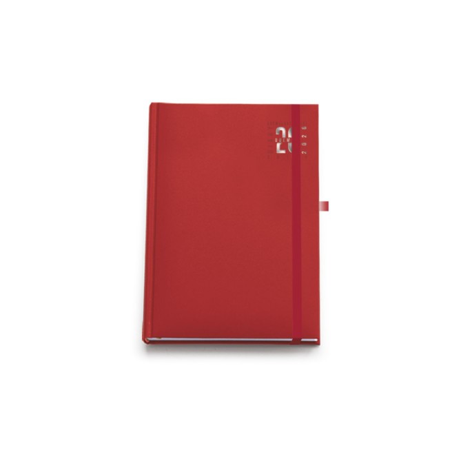 Agenda giornaliera tascabile 2026 chiusura elastico 11x17cm 5