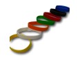 Espositore da 160 pezzi di Bracciale In Silicone , in 8 vari colori , Per Feste Piscine Brand E Discotechecm. 20x1,2 13