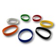 Espositore da 160 pezzi di Bracciale In Silicone , in 8 vari colori , Per Feste Piscine Brand E Discotechecm. 20x1,2 14