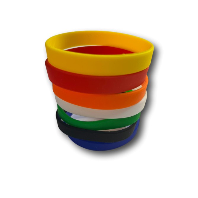 Espositore da 160 pezzi di Bracciale In Silicone , in 8 vari colori , Per Feste Piscine Brand E Discotechecm. 20x1,2 15