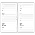 Libro delle password spiralato ,  9,5x17cm , 50 fogli per 300  password per Wi-fi, internet, carte credito ecc 1