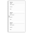 Libro delle password spiralato ,  9,5x17cm , 50 fogli per 300  password per Wi-fi, internet, carte credito ecc 3