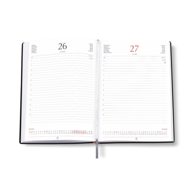 Agenda giornaliera 2026 TAVECCHI  termovirante 17x24cm sab dom separati 10
