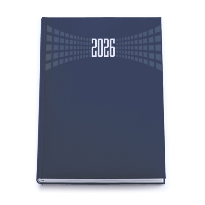 Agenda personalizzata giornaliera 2026 plastificata 21x30cm A4 multilingua bianco 6