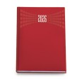 Agenda giornaliera 2026 matra 21x30cm A4 sab dom separati multilingua rossa 1
