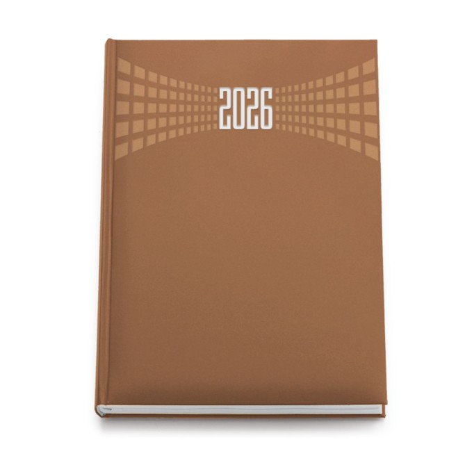 Agenda giornaliera 2026 matra 21x30cm A4 sab dom separati multilingua Marrone 2