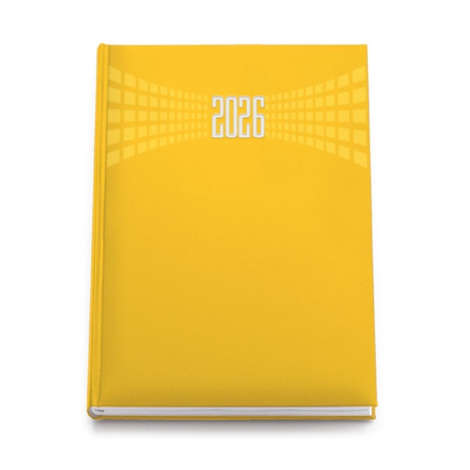Agenda giornaliera 2026 matra 21x30cm A4 sab dom separati multilingua Giallo 2