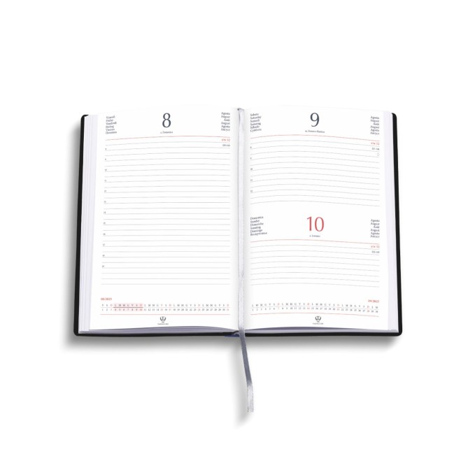 Agenda giornaliera tascabile TAVECCHI 2026 termovirante 11x17cm multilingua 9