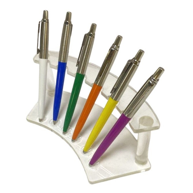 Parker Jotter Set Penne Colorate, 6 Pezzi con Espositore in Plexiglass e Scatole Regalo, Colori Moderni 12