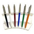Parker Jotter Set Penne Colorate, 6 Pezzi con Espositore in Plexiglass e Scatole Regalo, Colori Classic 11