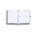 Agenda giornaliera tascabile 2026 pvc chiusura elastico 9x13cm 9