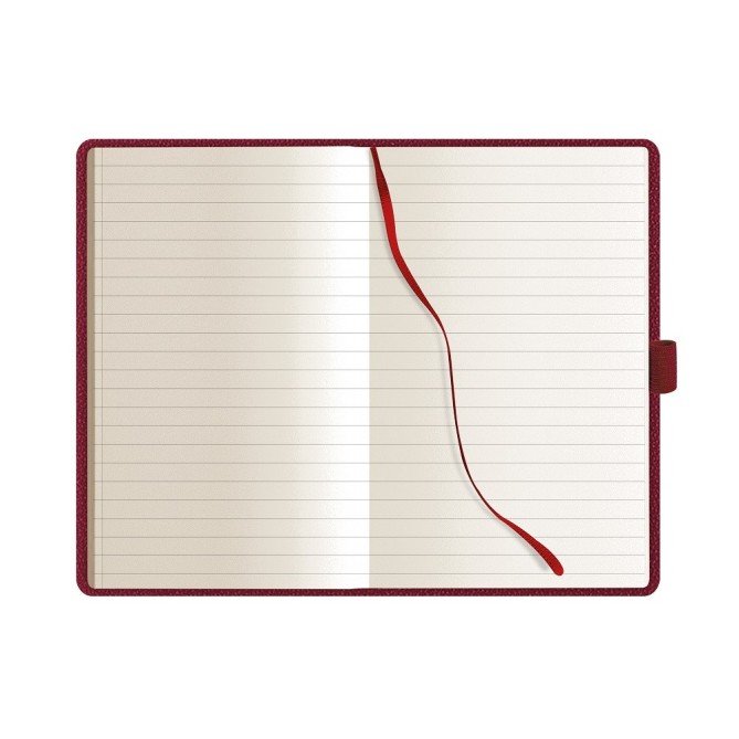 Taccuino Notes 9x14 Carta Avorio A Righe Copertina Rigida Con Elastico 4