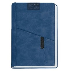 Agenda giornaliera 2026 poliestere 15x21cm A5 tasca porta penna 1 2