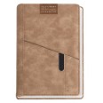 Agenda giornaliera 2026 poliestere 15x21cm A5 tasca porta penna sabbia 2