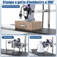 Macchina codificatrice a getto d'inchiostro con mini nastro trasportatore,per scadenza, codice a barre, codice QR, logo ecc 2