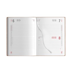 Agenda giornaliera 2026 17x24 cm - carta bianca con sabato e domenica insieme 1 2