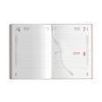 Agenda giornaliera 2026 17x24 cm - carta bianca con sabato e domenica insieme 6