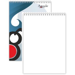 Blocco Notes Per Appunti BIANCO A4 21x30cm 60 Fogli Spiralato Carta Da 80gr 2