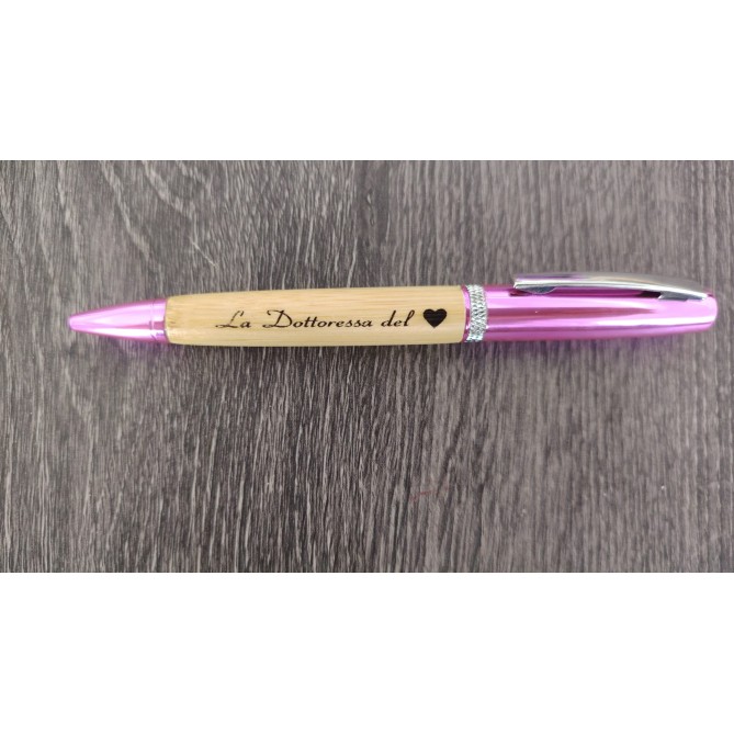 Penna In Bamboo E Astuccio In Metallo 13
