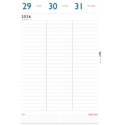 Agenda Settimanale 2026 A5 LIFE , Spiralata, Carta 90 gr, Copertina Morbida, 15x21 cm, per Professionisti 4 2