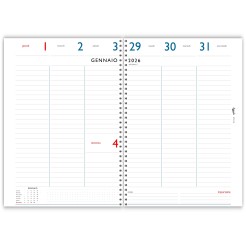 Agenda Settimanale 2026 A5 LIFE , Spiralata, Carta 90 gr, Copertina Morbida, 15x21 cm, per Professionisti 4