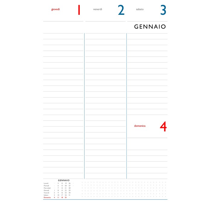 Agenda Settimanale 2026 A5 LIFE , Spiralata, Carta 90 gr, Copertina Morbida, 15x21 cm, per Professionisti 5