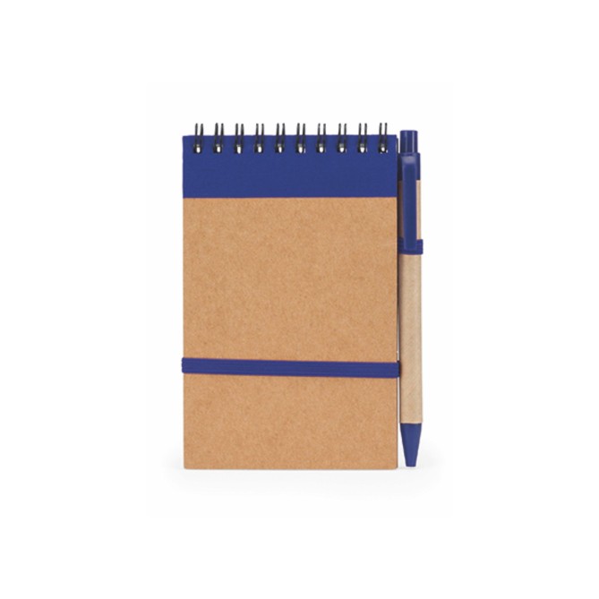 Taccuino con Blocco Note PERSONALIZZATO BLOCCO E PENNA , Copertina in Cartone Riciclato, Penna Inclusa, 9x14 cm 2