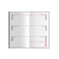 Agenda settimanale tascabile 2026 termovirante 9x15cm con tasca 6