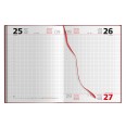Agenda giornaliera 2026 QUADRETTI 15x21cm A5 multilingua 2