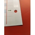 Ricambi Didattici Facilitati per Dislessia e Disgrafia, Quadretti 5mm, A4 con 4 Fori, 40 Fogli da 100gr RINFORZATI, 3a Elem. 4