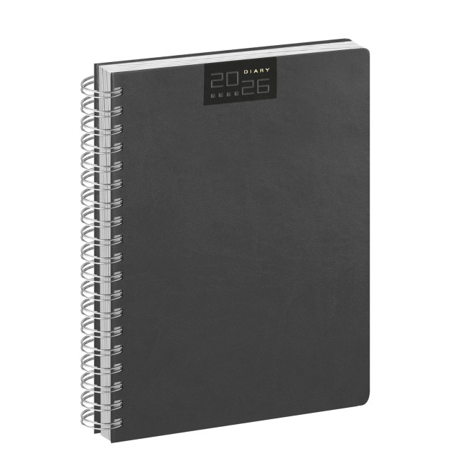 Agenda giornaliera organizer 2026 spiralata termovirante 15x21cm A5 multilingua 3