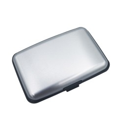 Porta Carte Di Credito Biglietti Da Visita In Plastica 6 Posti Silver 4