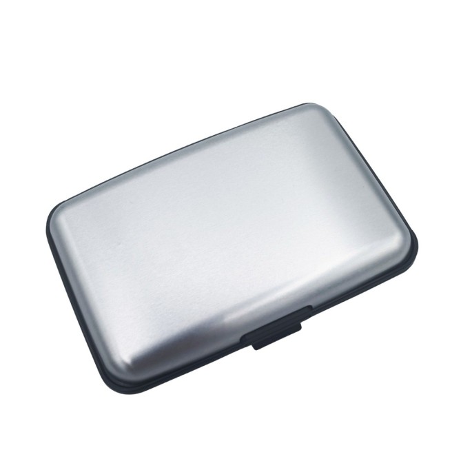 Porta Carte Di Credito Biglietti Da Visita In Plastica 6 Posti Silver 4