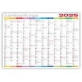 Calendario da muro annuale 365 giorni Multicolor 87x62cm unico foglio 4