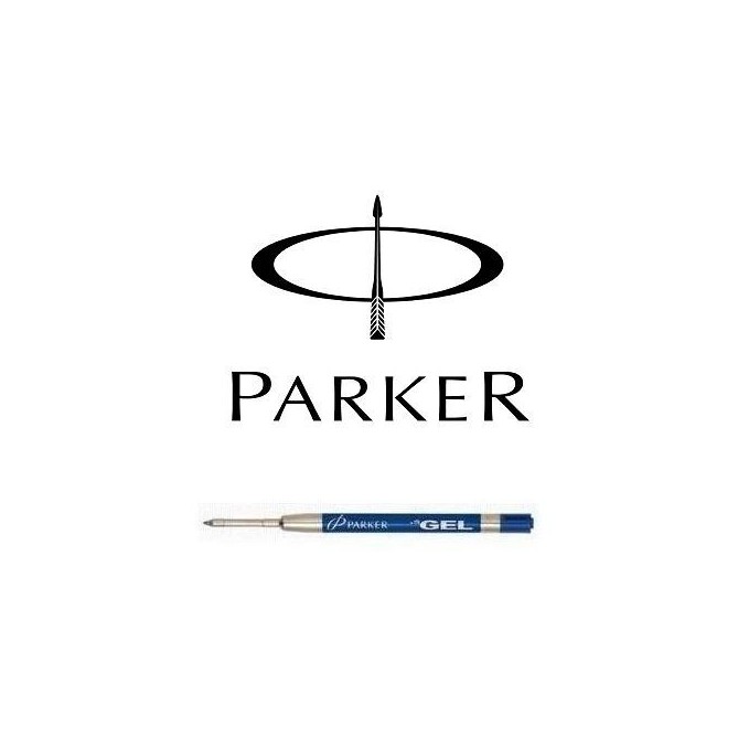 Parker Refill Gel Nero Originale Ricarica Quink Punta M 1