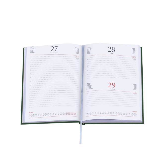 Agenda giornaliera 2026 17x24cm sab dom insieme 5
