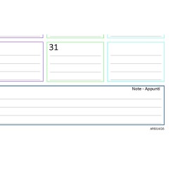 Planning Mensile A4 2026-2027, Agenda Spiralata 21x30cm, 24 Fogli , settimana Colorata 1 2