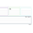 Planning Mensile A4 2026-2027, Agenda Spiralata 21x30cm, 24 Fogli , settimana Colorata 4