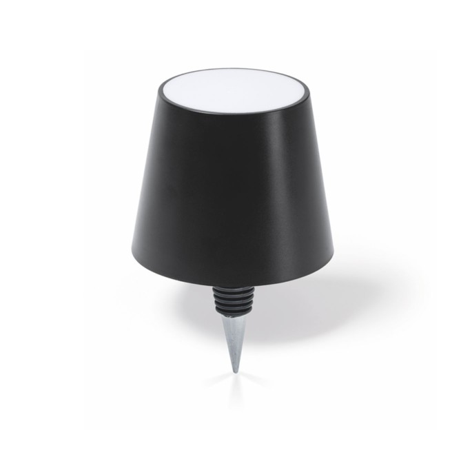 Tappo Per Bottiglie - forma di lampada con illuminazione a LED ricaricabile - cm 13x10,5x10,5 3