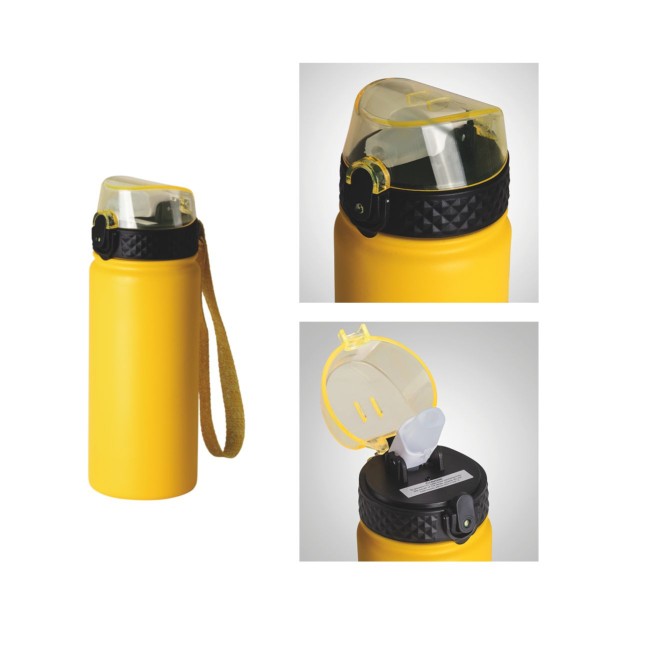 Borraccia Termica In acciaio da 550ml - Satinata con beccuccio Per La Scuola Sport Hobby E Lavoro 10