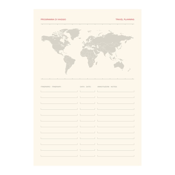 Ricambio agenda giornaliero NON DATATO a righe carta AVORIO cm 15x21 (A5) - cartonato con varie pagine note appunti 9