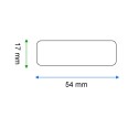 Etichette Adesive Termiche 17x54mm, 50 Pezzi, Stampa Nero 1-2 Righe, per Ufficio Casa Scuola 3