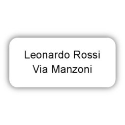 Etichette Adesive Termiche 29x62mm, 50 Pezzi, Stampa Nero 2-3 Righe, per Ufficio Casa Scuola 1 2