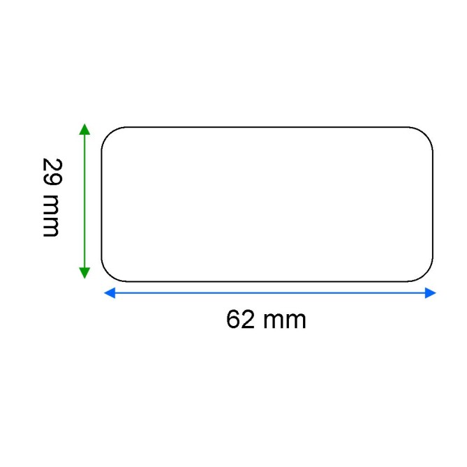 Etichette Adesive Termiche 29x62mm, 50 Pezzi, Stampa Nero 2-3 Righe, per Ufficio Casa Scuola 4