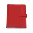 Agenda giornaliera 2026 sintetico chiusura calamita 17x24cm tasca porta penna multilingua rossa 2