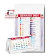 Set calendario da muro olandense 2026 COLORS + 1da tavolo + 1 tascabile 1