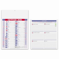 Set calendario da muro olandense 2026 ROSSO + 1da tavolo + 1 tascabile 1 2
