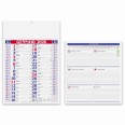Set calendario da muro olandense 2026 ROSSO + 1da tavolo + 1 tascabile 2