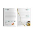 Agenda Giornaliera per la Casa 2026 con ricette - 15x21cm a righe fogli bianchi 1