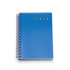 Agenda settimanale 2026 spiralata polipropilene 17x24cm AZZURRO 2